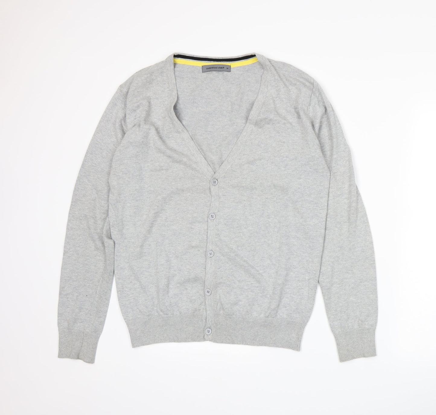 Cedar Wood State Womens Grey  Knit Cardigan Jumper Size M