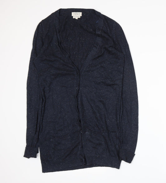 NEXT Womens Blue  Knit Cardigan Jumper Size 8