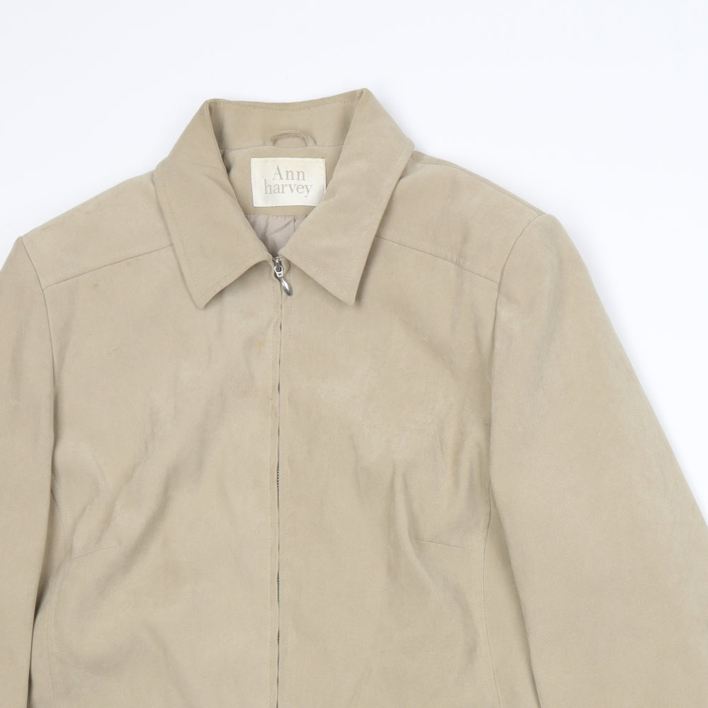 Ann Harvey Womens Beige   Jacket  Size 16