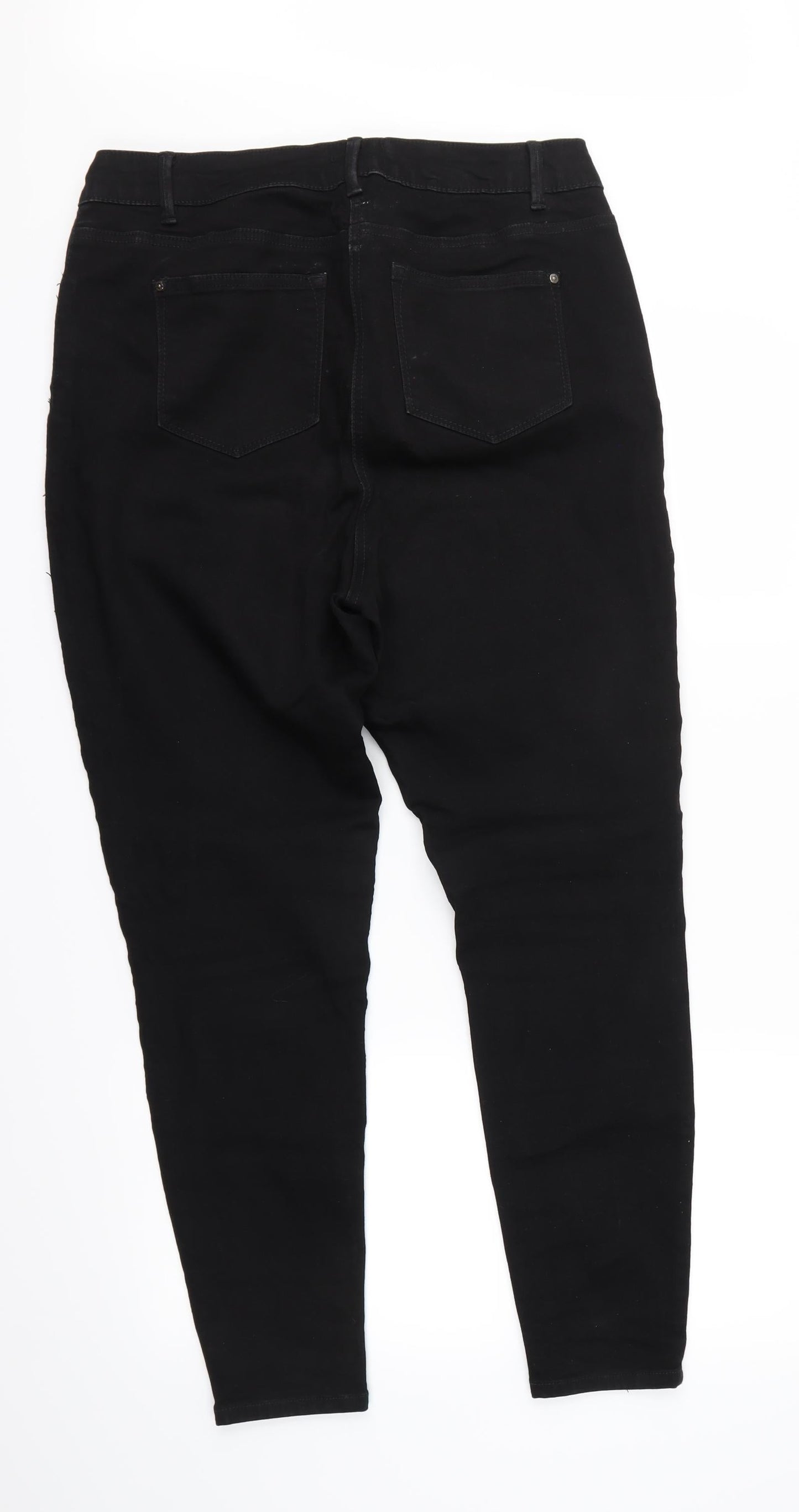 Denim Womens Black   Skinny Jeans Size 16 L25 in