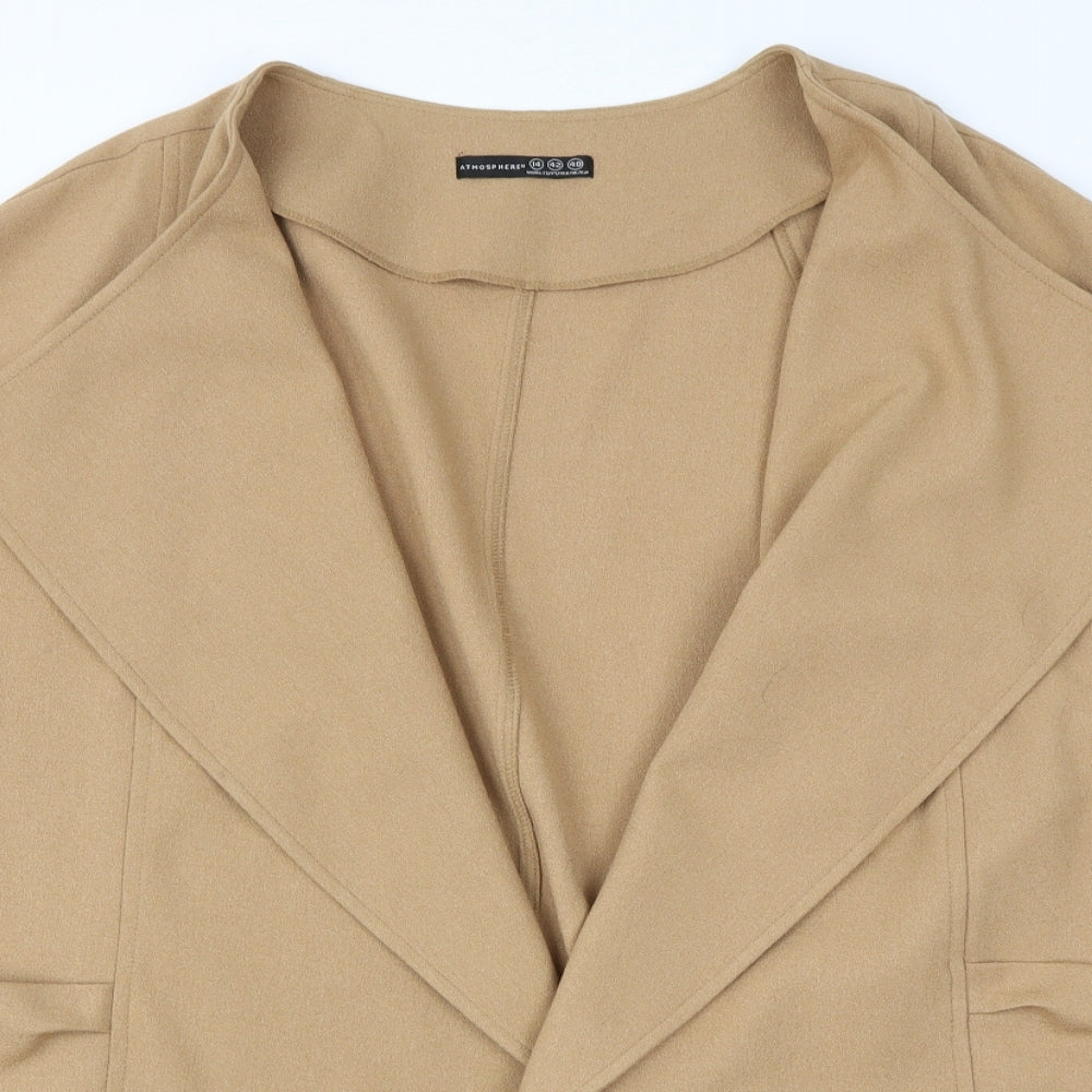 Atmosphere Womens Beige   Jacket Coat Size 12