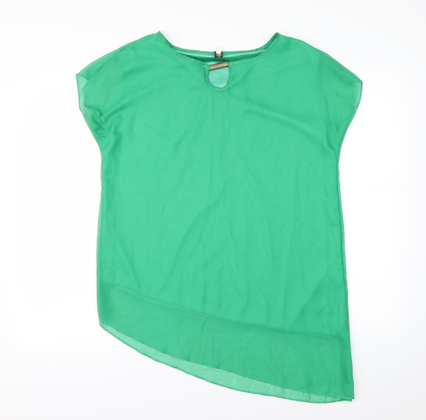 Preworn Womens Green   Basic Blouse Size XL