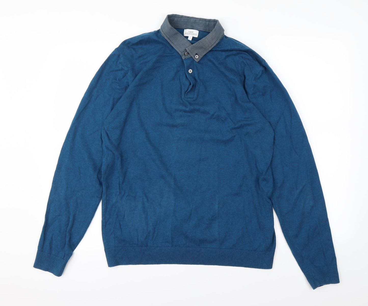 Next  Mens Blue   Pullover Sweatshirt Size L
