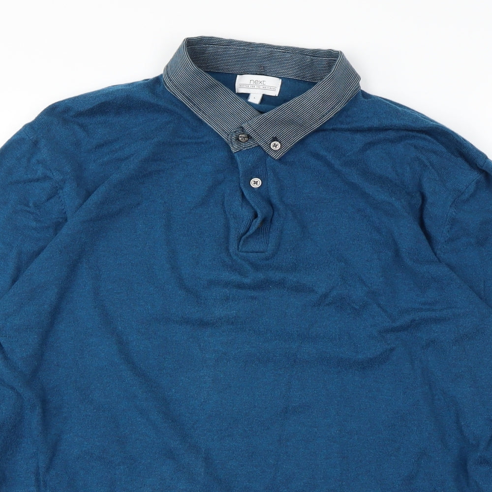 Next  Mens Blue   Pullover Sweatshirt Size L