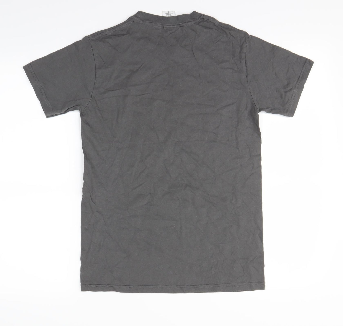 Gildan Mens Grey    T-Shirt Size S
