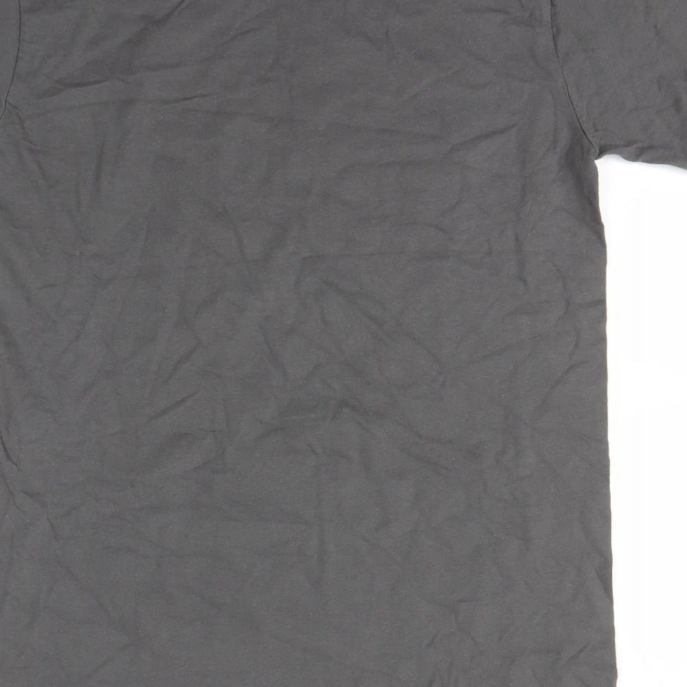 Gildan Mens Grey    T-Shirt Size S