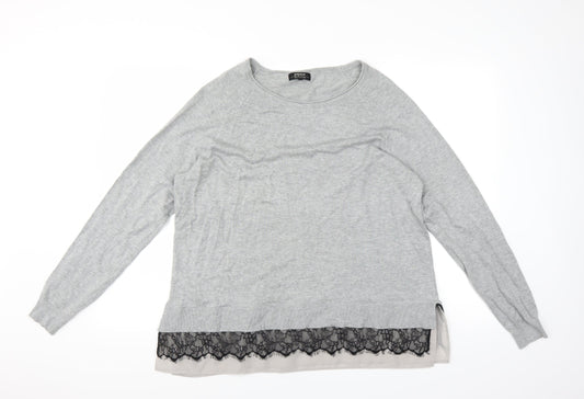 Matalan Womens Grey   Pullover Jumper Size 18
