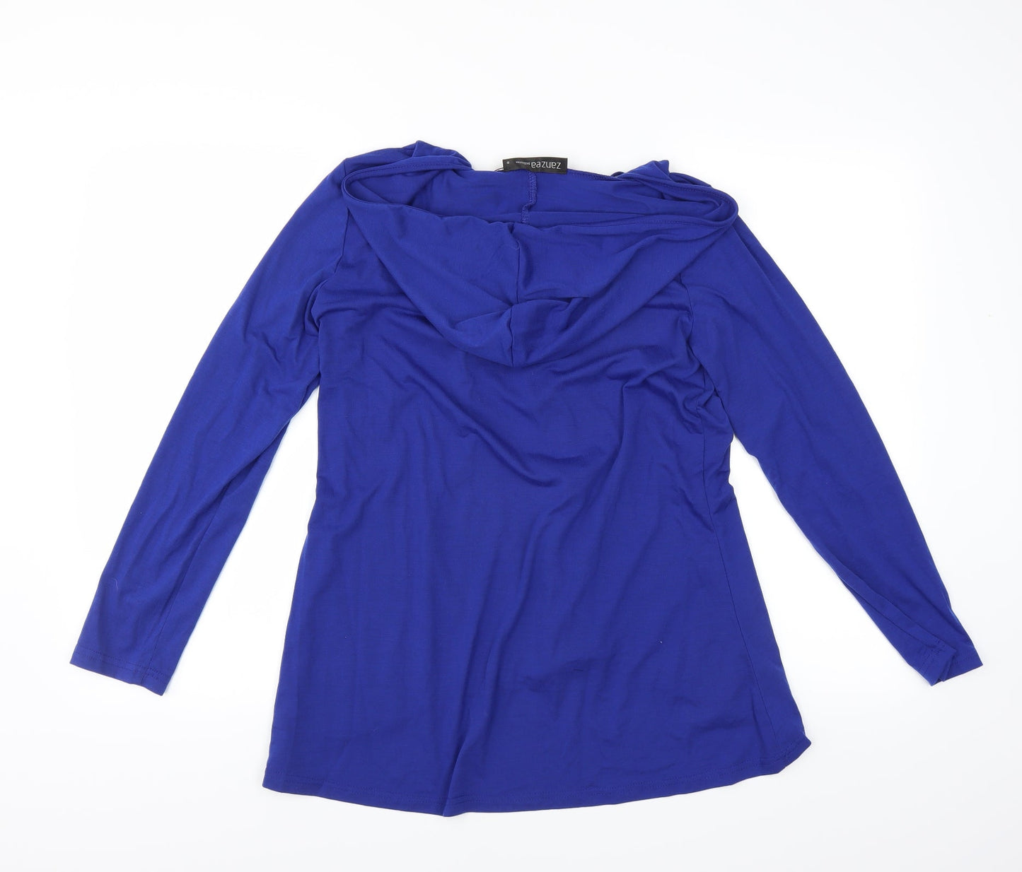Zanzea Womens Blue   Pullover Hoodie Size S