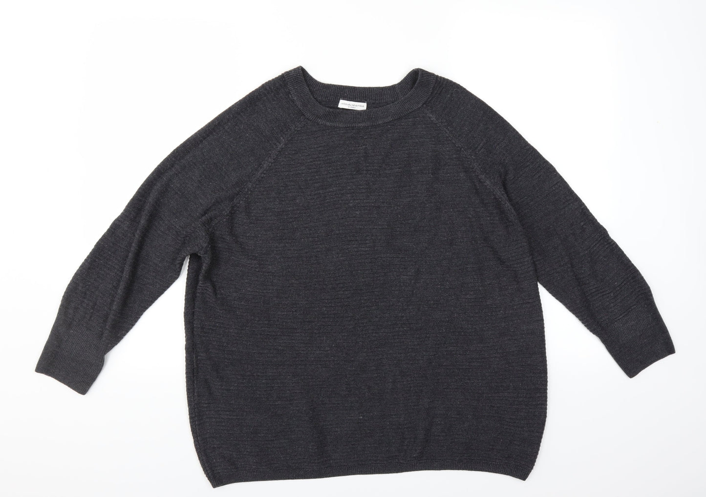 Jaqueline deYong Womens Grey   Pullover Jumper Size XS