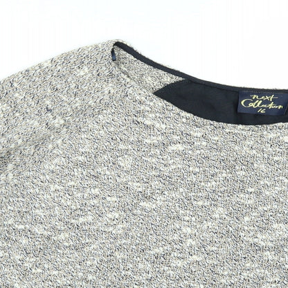Close-up detail of Next women’s multicoloured jumper, size UK 16