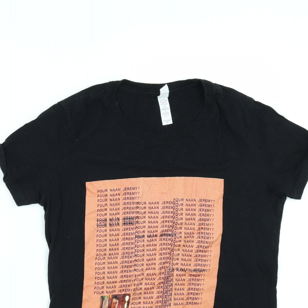 Bella Womens Black   Basic T-Shirt Size S