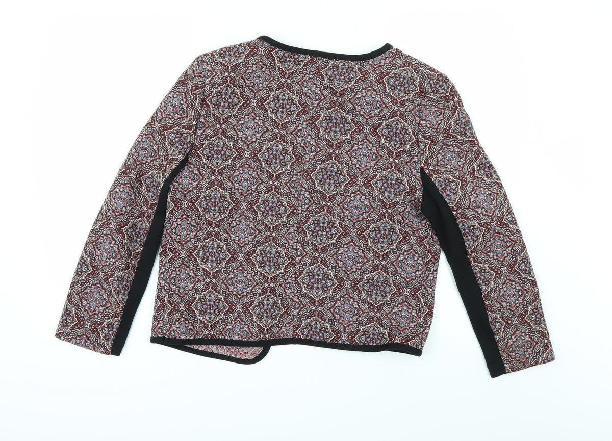 New Look Womens Multicoloured Geometric  Jacket  Size 14