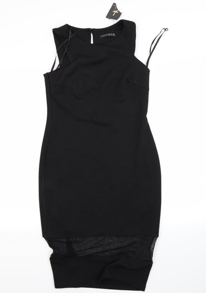 Additional front view of Primark women’s black a-line, size UK 10