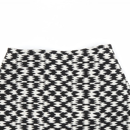 Close-up detail of Primark women’s white mini skirt, size UK 10