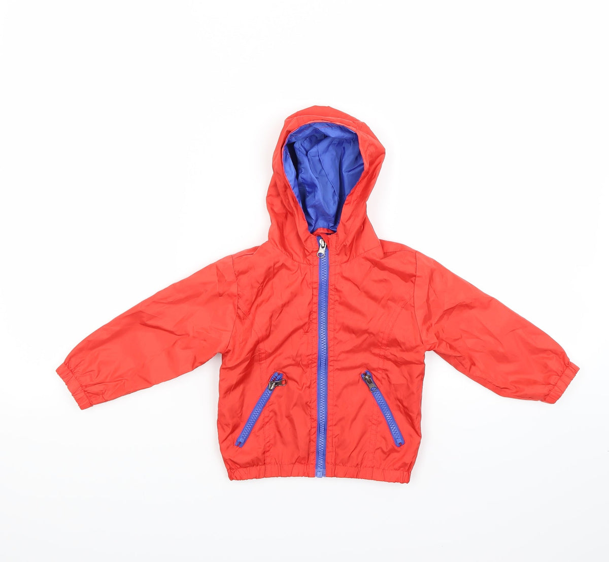 tricky tracks Boys Red   Basic Coat Coat Size 12 Months