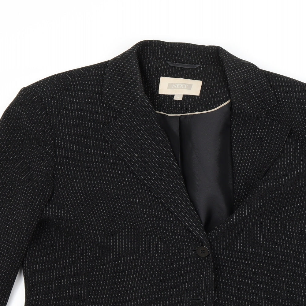 NEXT Womens Grey Striped  Jacket  Size 16
