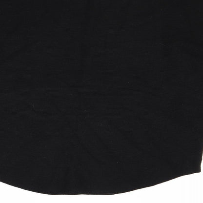 Brand and care label for Finery women’s black jumper, size M