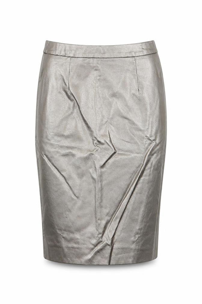 ESMARA Womens Brown   Straight & Pencil Skirt Size 8  - Leather Effect