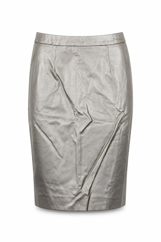 ESMARA Womens Brown   Straight & Pencil Skirt Size 8  - Leather Effect