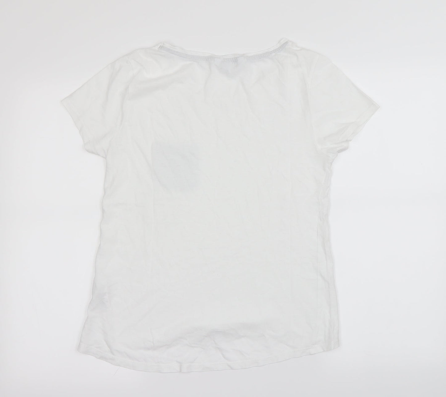 NEXT Womens White   Basic T-Shirt Size XS