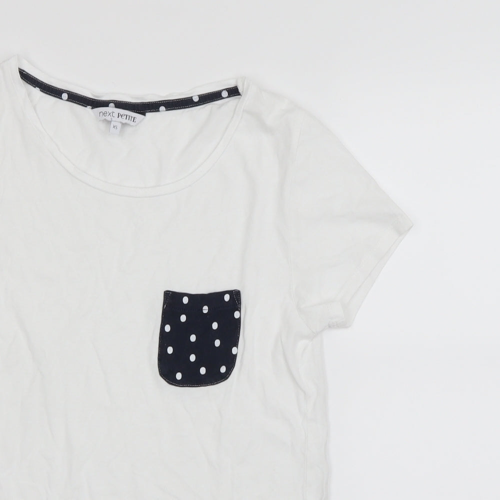 NEXT Womens White   Basic T-Shirt Size XS