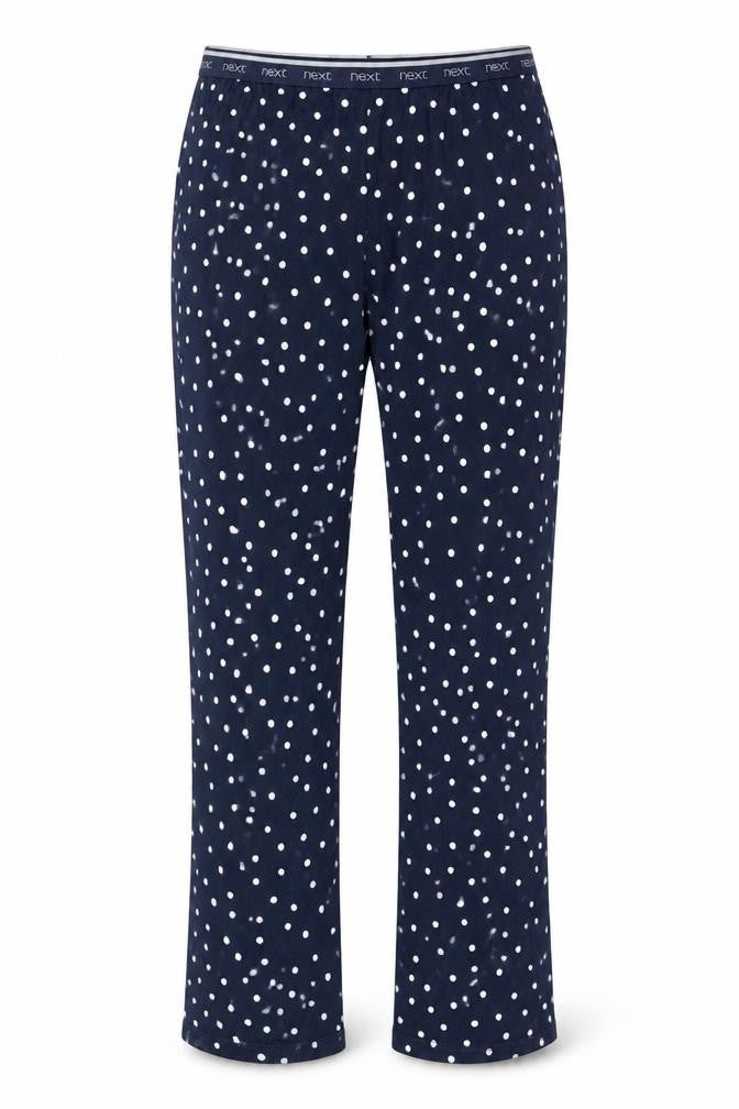 Next Womens Blue Polka Dot  Jegging Leggings Size XS L25 in