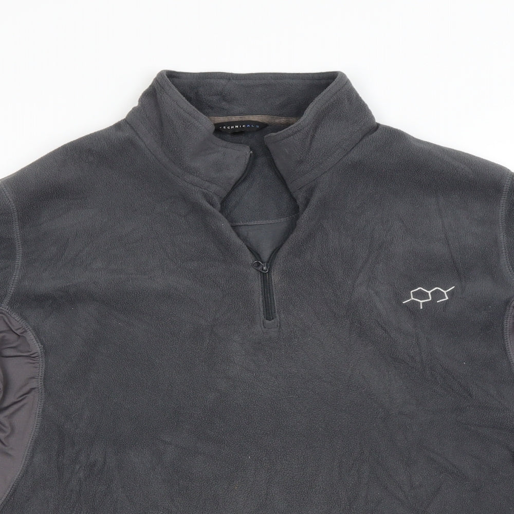 tecnicals Womens Grey   Henley Jumper Size 16
