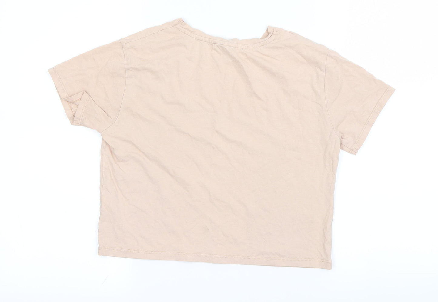 Primark Girls Beige   Basic T-Shirt Size 10-11 Years