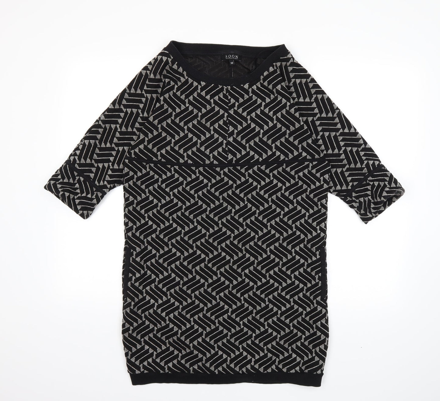 Soon Womens Black   Pullover Sweatshirt Size 10