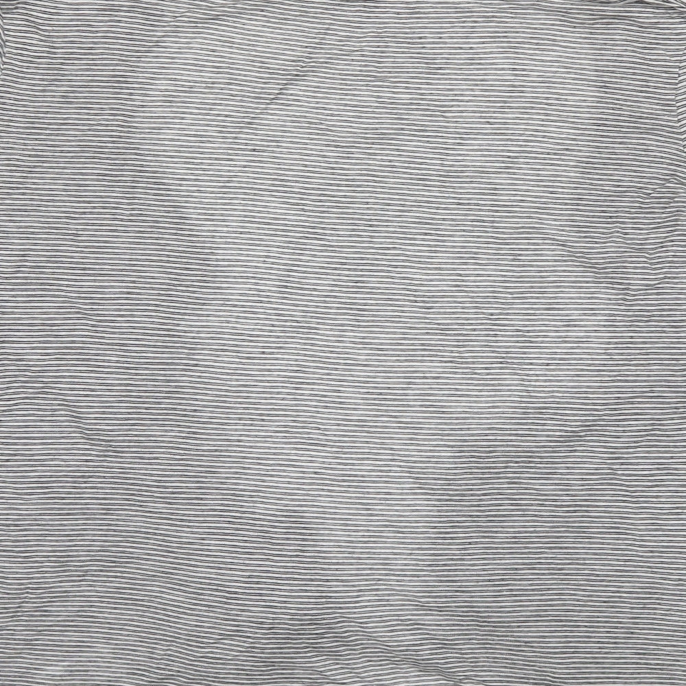 Topshop Womens Grey Striped  Cardigan Jumper Size 10