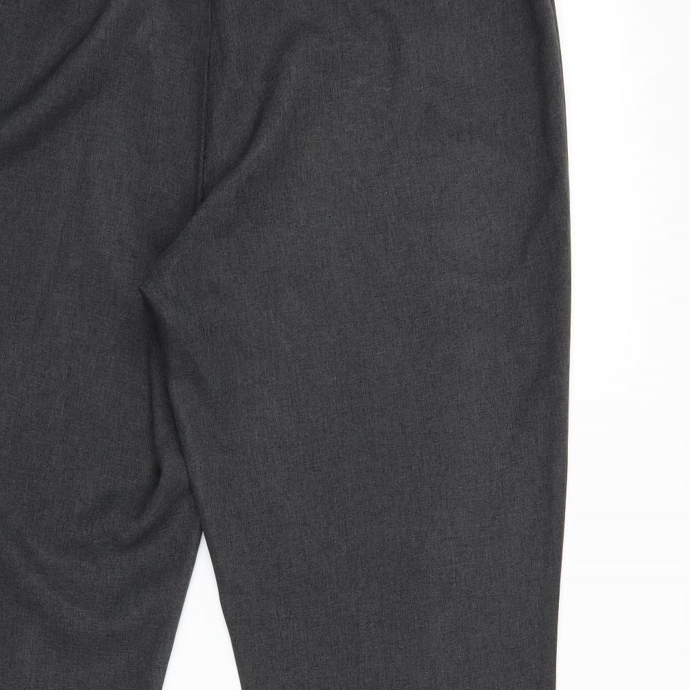 Papaya Womens Grey   Trousers  Size 24 L31 in