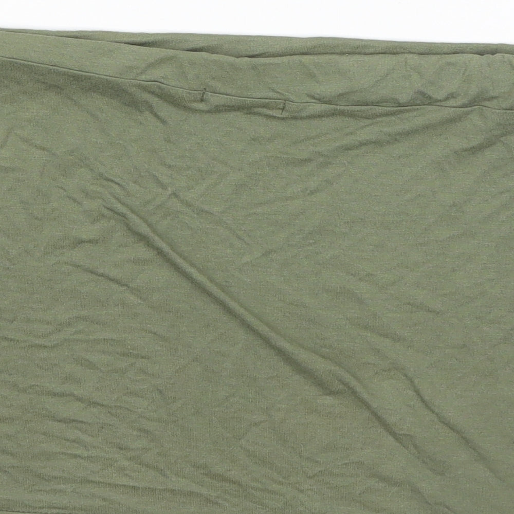 boohoo Womens Green   Mini Skirt Size 6