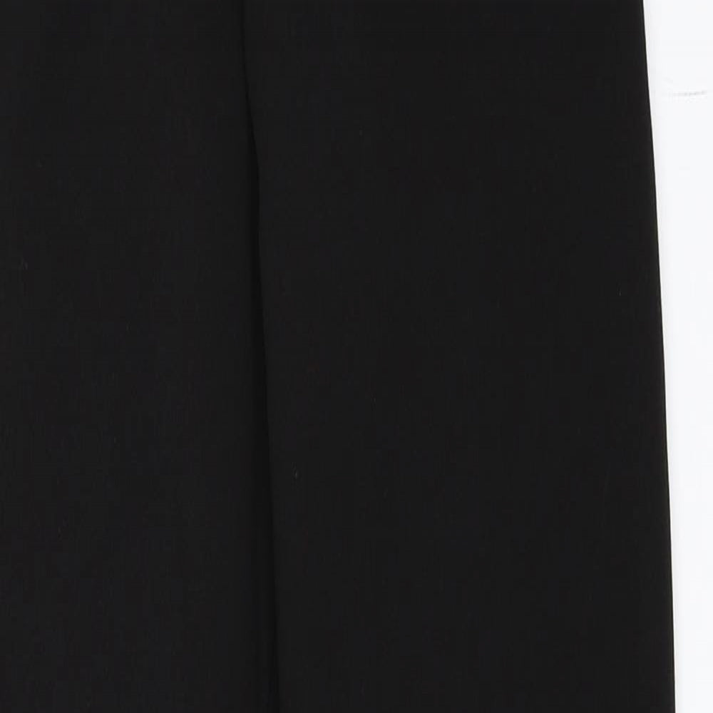 PRETTYLITTLETHING Womens Black   Carrot Trousers Size 8 L30 in