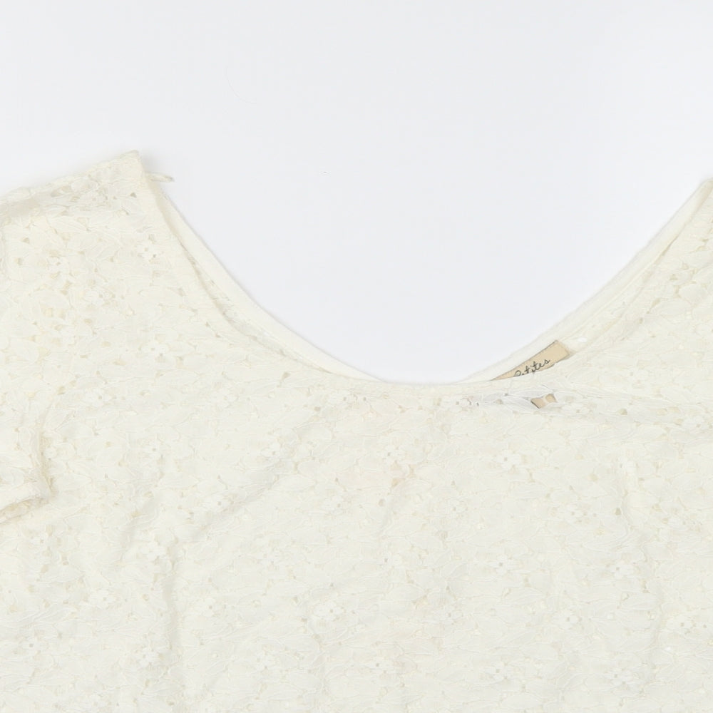 NEXT Womens White   Basic T-Shirt Size 12