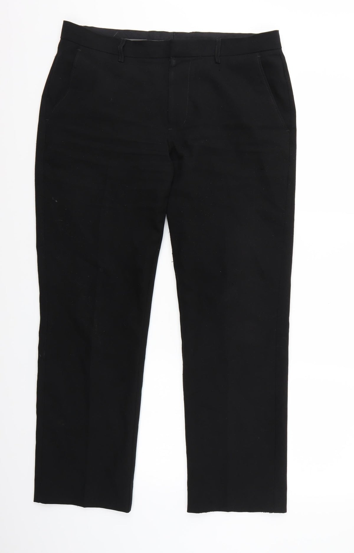 Peacocks Womens Black   Trousers  Size 34 L29 in