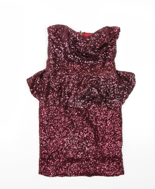Mismo Womens Purple   A-Line  Size 8