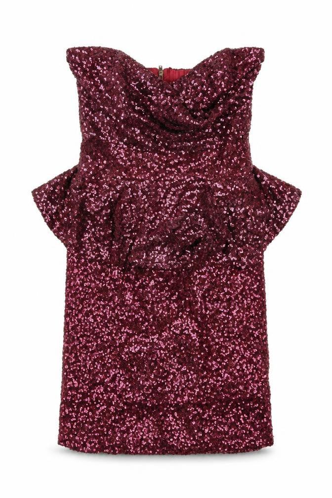 Mismo Womens Purple   A-Line  Size 8