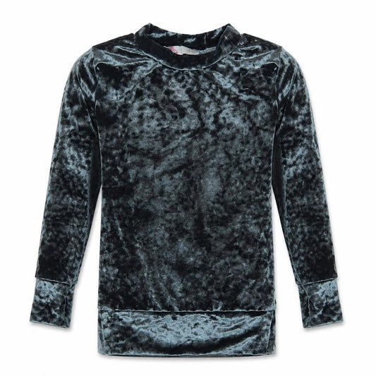 Silk Girls Blue   Pullover Sweatshirt Size 5-6 Years