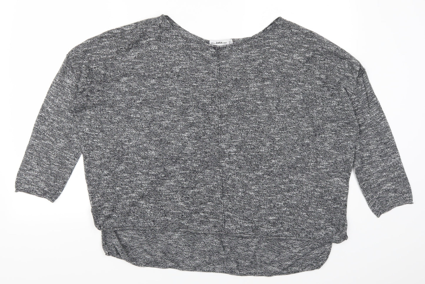 Zara Womens Grey   Basic Polo Size S