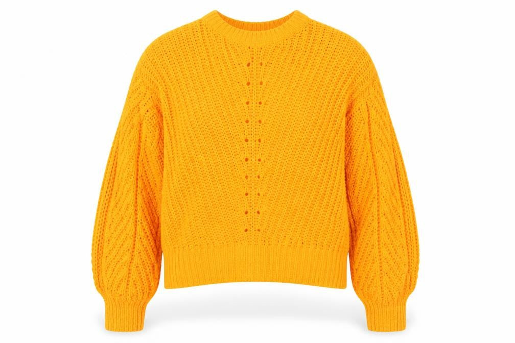 H&M Womens Orange   Pullover Jumper Size 8