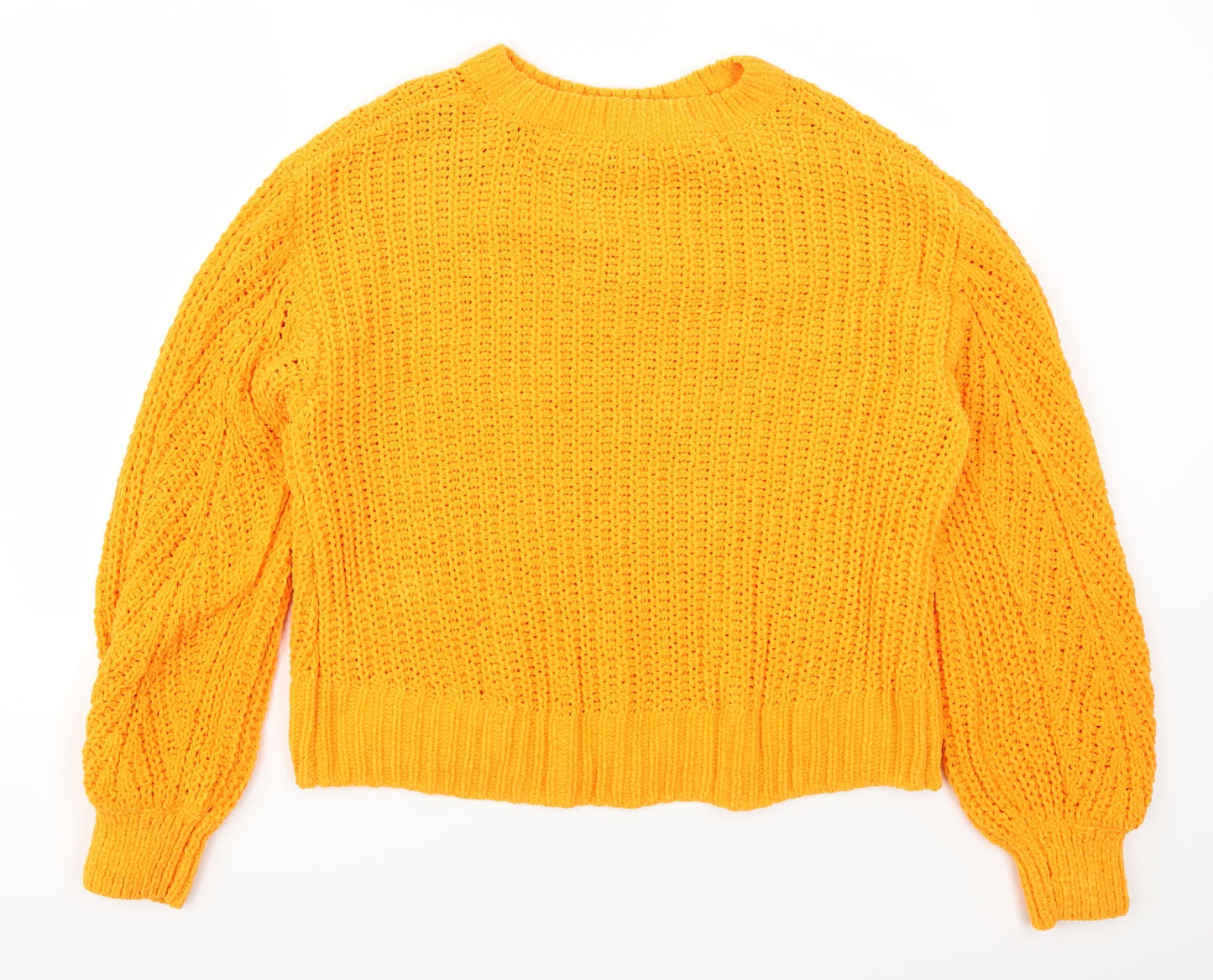 H&M Womens Orange   Pullover Jumper Size 8