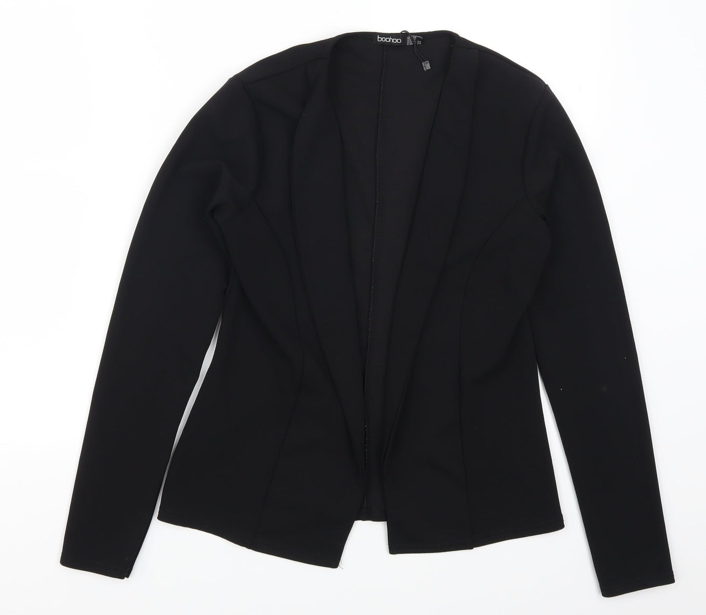 Boohoo Womens Black   Jacket  Size 10