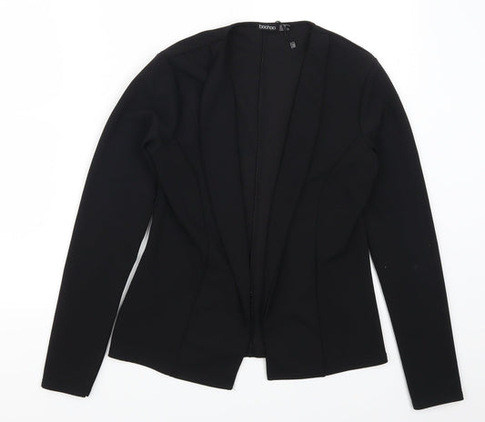 Boohoo Womens Black   Jacket  Size 10