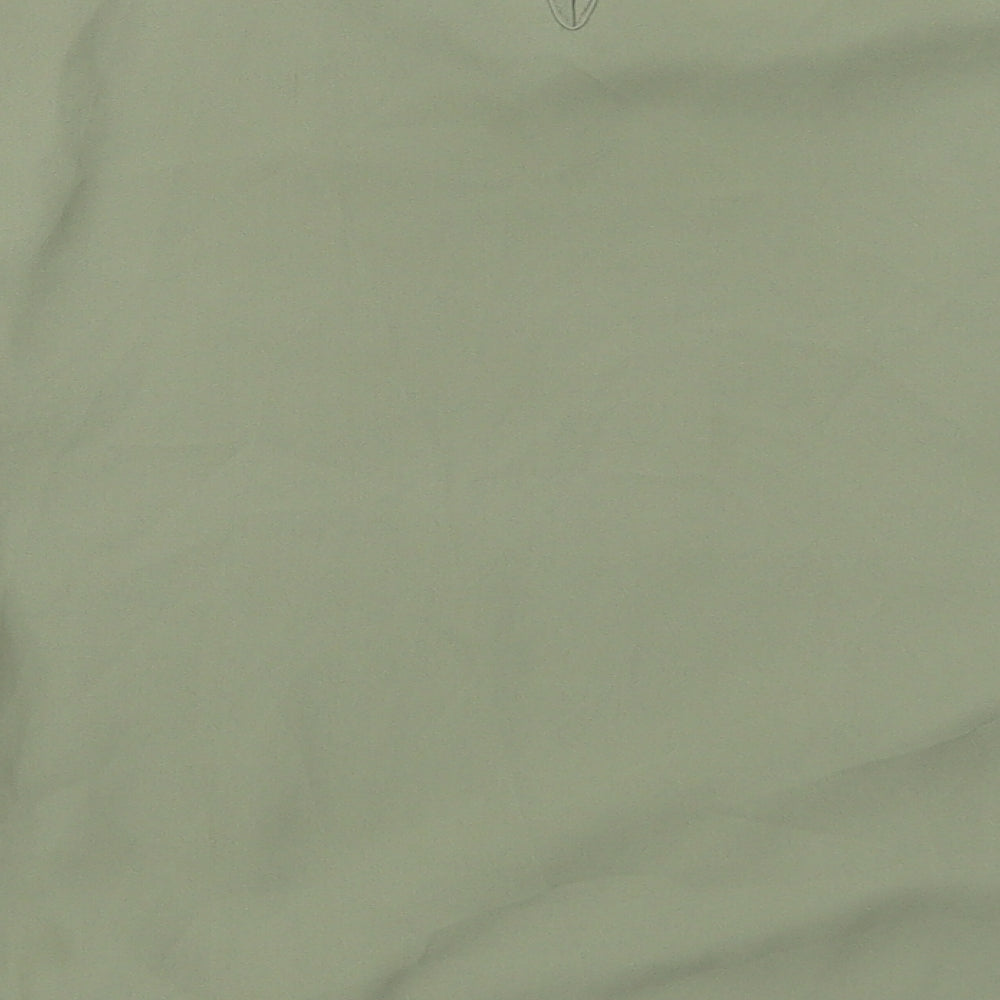 New Look Womens Green   Basic T-Shirt Size 10  - Twist Front