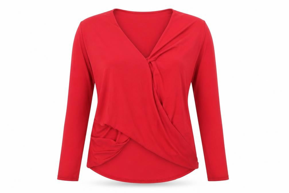 Atmosphere Womens Red   Basic T-Shirt Size 10