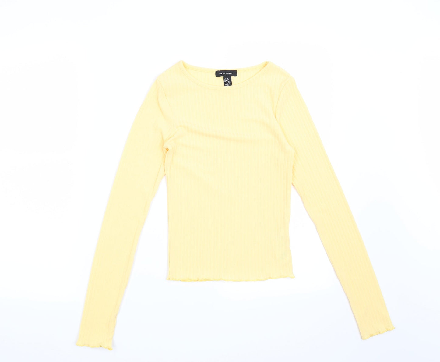 New Look Womens Yellow   Basic Blouse Size 6