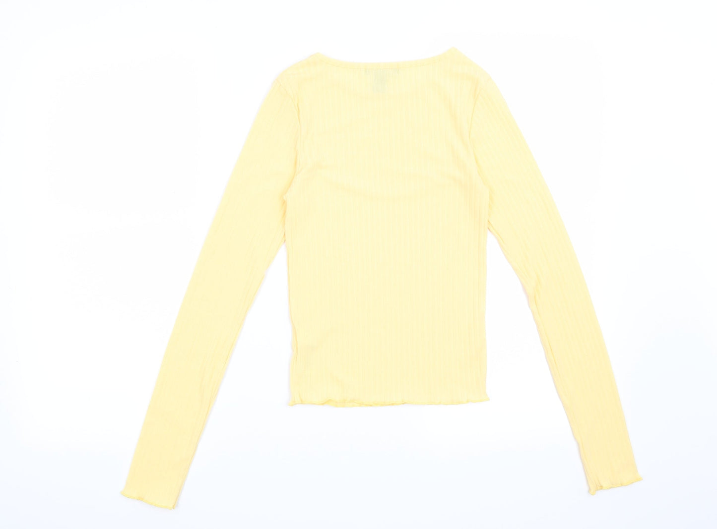 New Look Womens Yellow   Basic Blouse Size 6