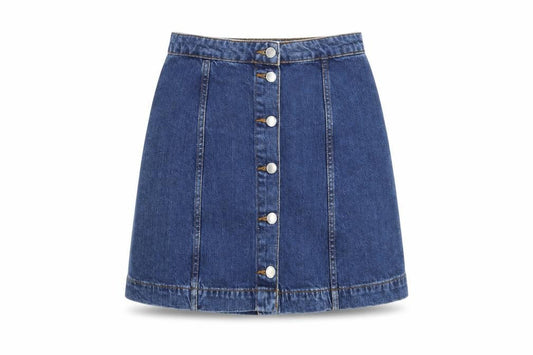 Topshop Womens Blue   Maxi Skirt Size 28 in