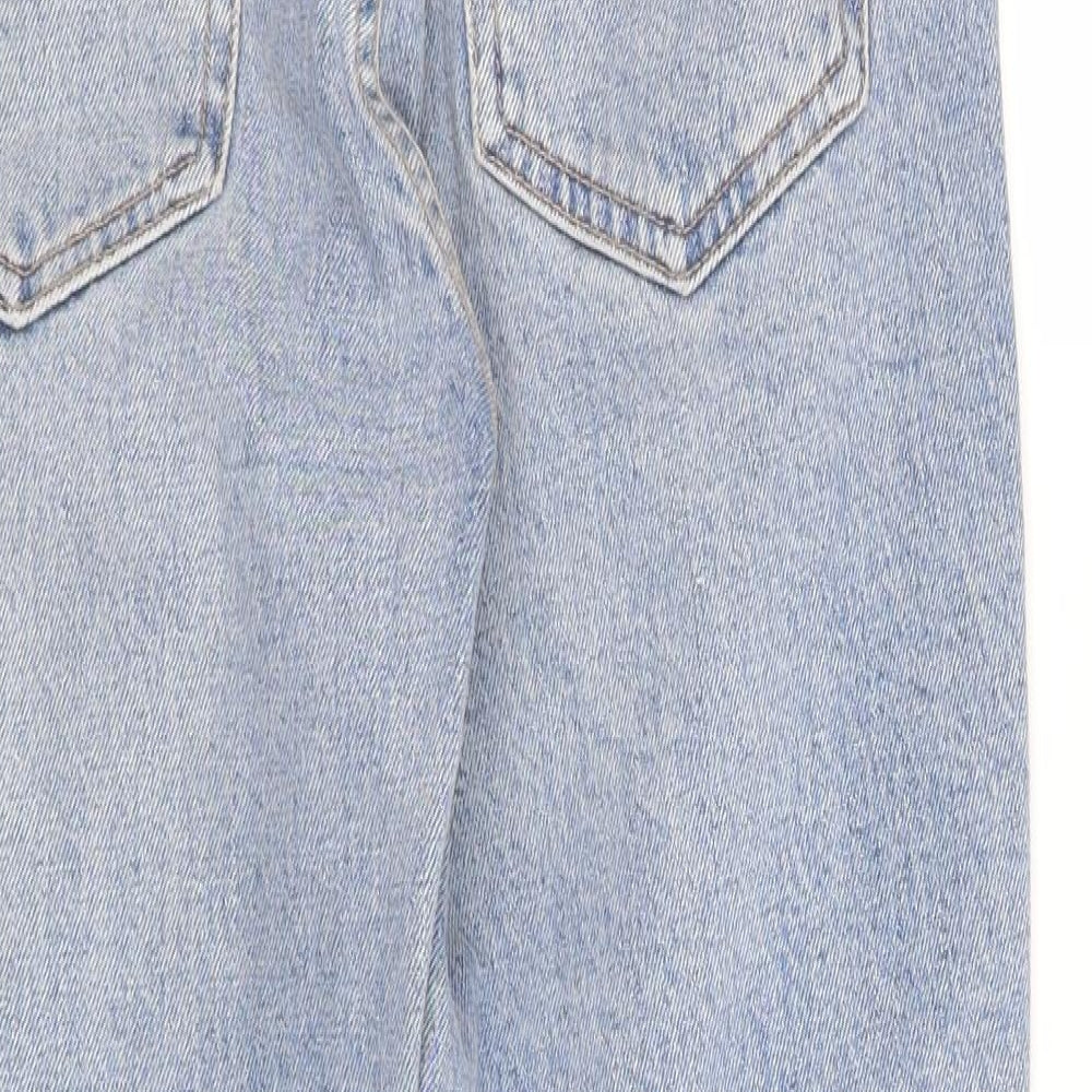 Topshop Womens Blue   Straight Jeans Size 26 in L30 in
