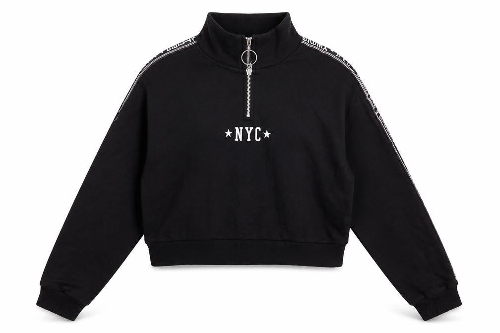 H&M Womens Black   Pullover Sweatshirt Size XS  - NYC